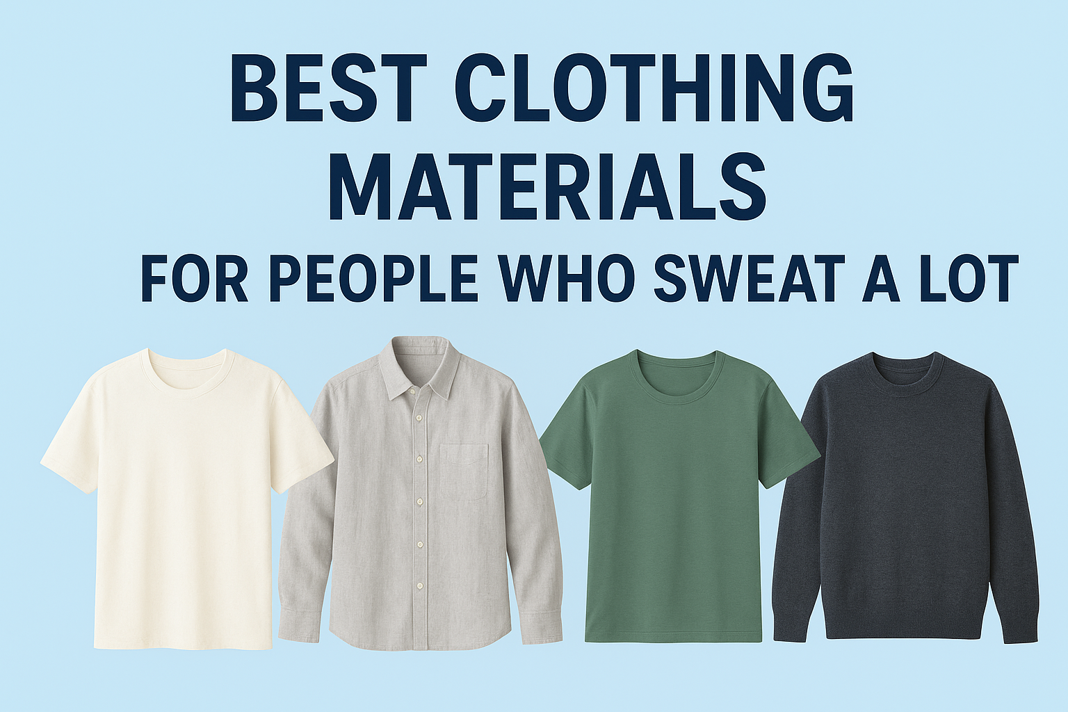 Best Clothing Materials for People Who Sweat a Lot