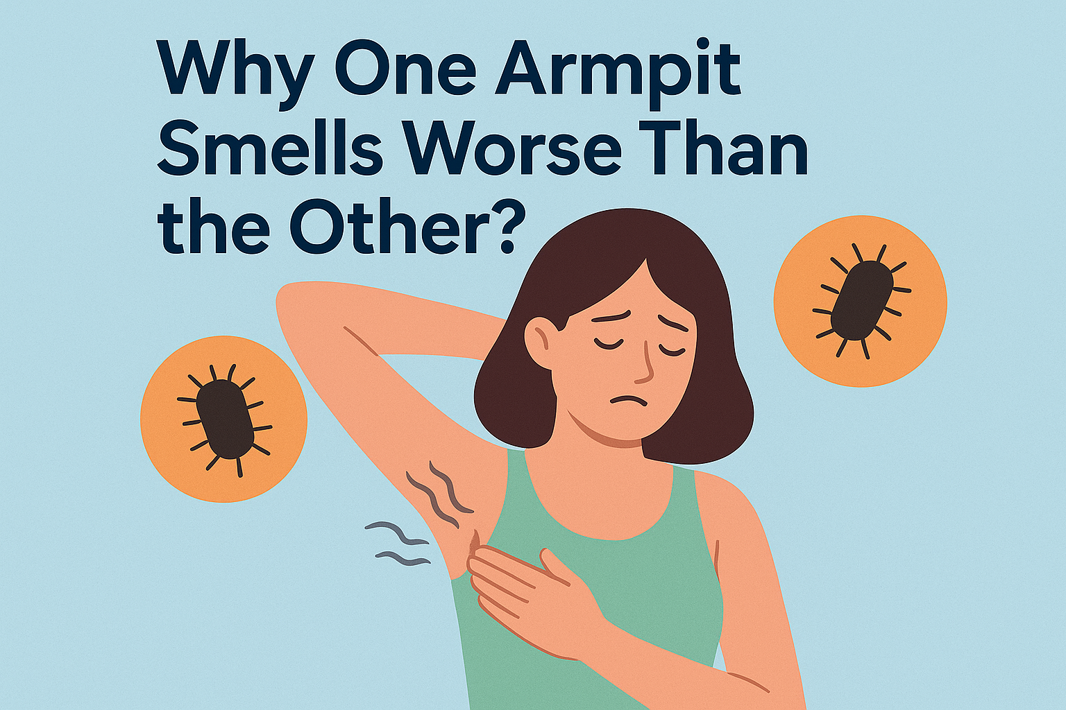 🦠 Why One Armpit Smells Worse Than the Other? The Real Reasons Explained