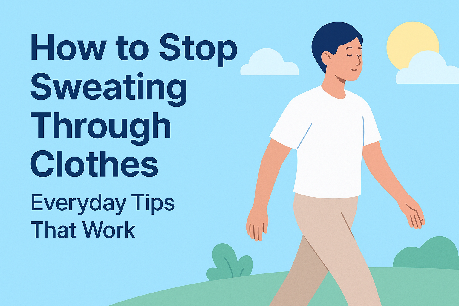 How to Stop Sweating Through Clothes: Everyday Tips That Work